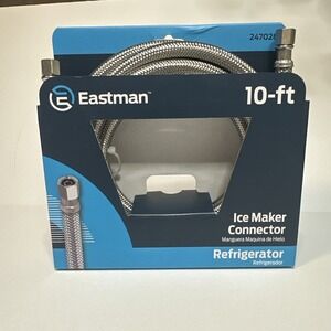 Eastman 10ft Ice Maker Connector for Refrigerator, New In Box 247028
